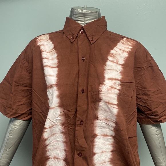 BLUE TIBET BUTTON DOWN - Picture 2 of 6